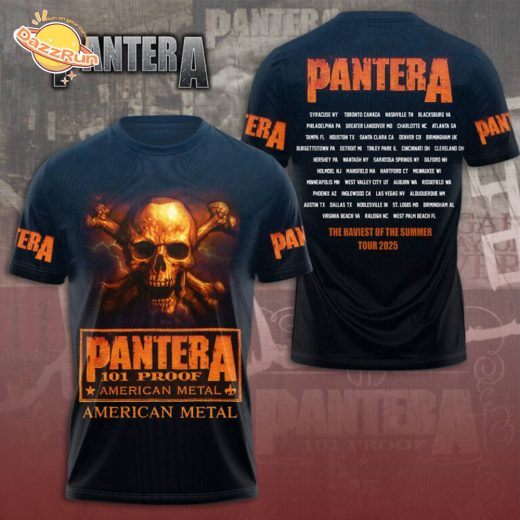 Pantera 101 Proof American Metal 3d Shirt