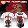 Godzilla Baseball Jersey – King of the Monsters Guerreros Shirt