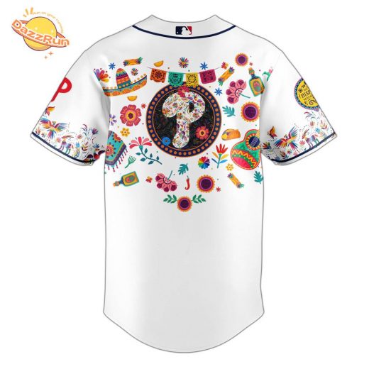 Dazzrun2FPhillies x Hispanic Heritage Specail Edition Jersey 3
