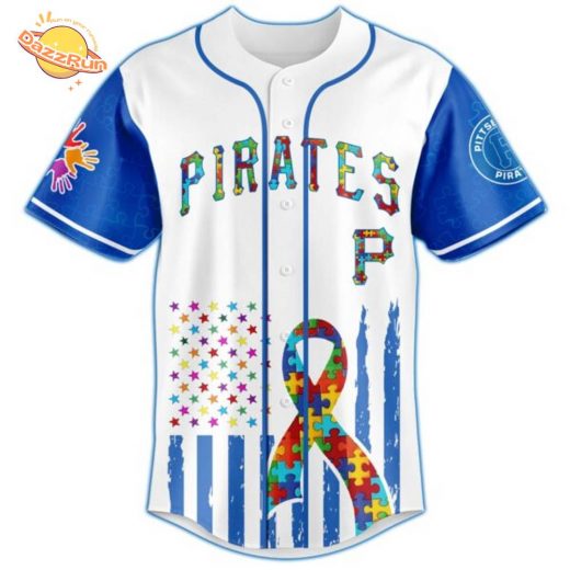 Pittsburgh Pirates × Special Autism Awareness Month Limited Edition Jersey