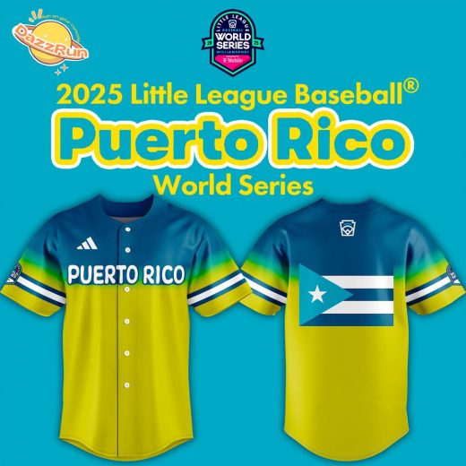 Puerto Rico 2025 Little League Baseball World Series Replica Jersey