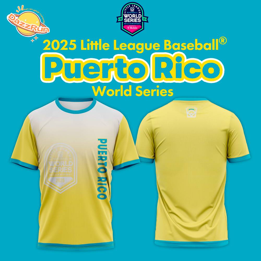 Puerto Rico 2025 Little League World Series Sublimated Tee Puerto Rico 2025 Little League World Series Sublimated Tee