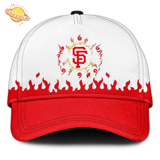 SF Giants Fire Shadow Spirit Jersey White Flame Edition