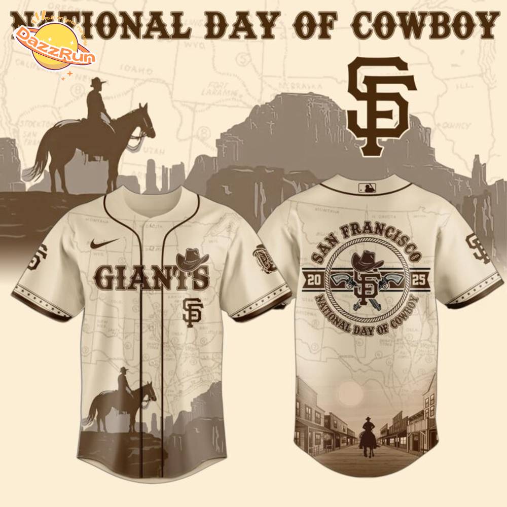 San Francisco Giants MLB x National Day Of Cowboy Special Limited Edition Jersey San Francisco Giants MLB x National Day Of Cowboy Special Limited Edition Jersey
