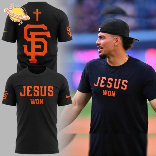 San Francisco Giants X JESUS Won Limited Edition 2025 Tshirt