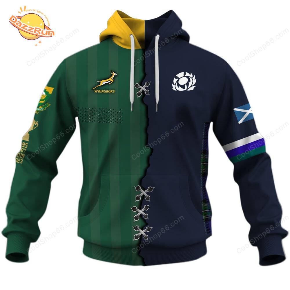 Scotland Rugby x Springboks Special Hoodie Scotland Rugby x Springboks Special Hoodie