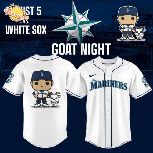 Seattle Mariners Goat Night Jersey – White Sox Game Limited Edition Baseball Jersey