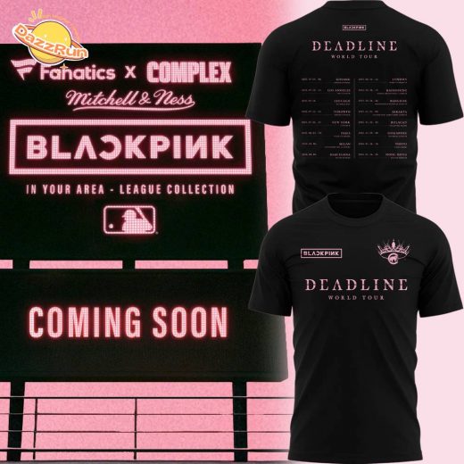 Special Cubs x Blackpink World Tour 25 T-Shirt Black