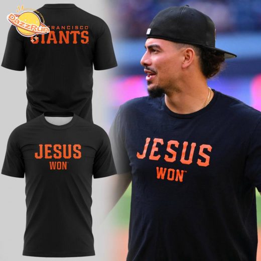 Special Edition Jesus Won SF Giants T-shirt