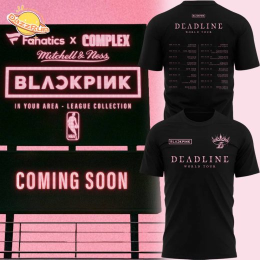 Special LA Lakers x Blackpink World Tour 25 T-Shirt Black