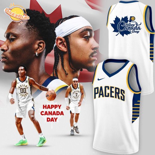 Special New Pacers happy Canada Day – Basketball Jersey – Navy