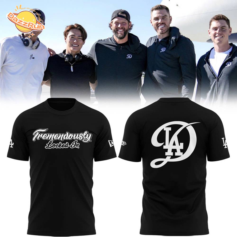 Special New “Tremendously Locked In” Black TEE Special New “Tremendously Locked In” Black TEE