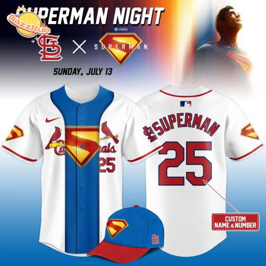 St. Louis Cardinals x Superman Limited Edition Custom Jersey 2025