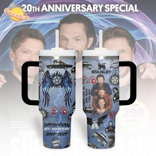 Supernatural 40oz Tumbler With Handle