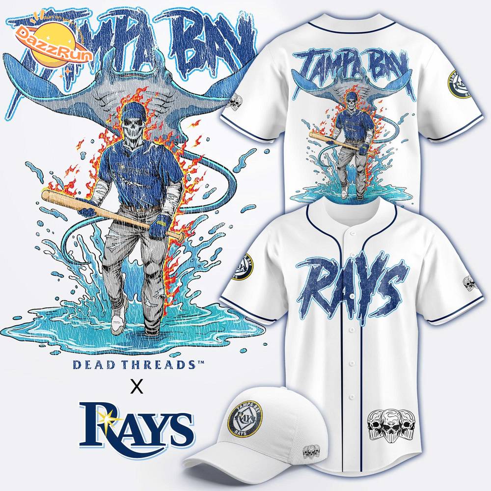 Tampa Bay Rays x Dead Threads Night 2025 Baseball Jersey Tampa Bay Rays x Dead Threads Night 2025 Baseball Jersey