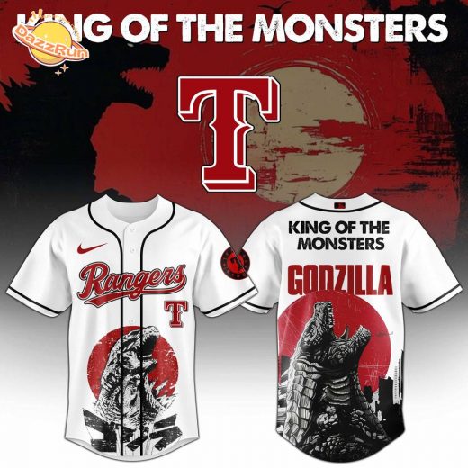 Texas Rangers x Godzilla Edition Jersey 2025