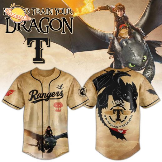 Texas Rangers x How to Train Your Dragon Jersey Limited Edition 2025