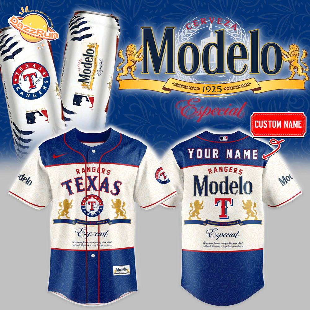 Texas Rangers x Modelo Especial Version 2025 Baseball Jersey Texas Rangers x Modelo Especial Version 2025 Baseball Jersey