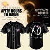 The Weeknd After Hours Tour Blue Jays logo Baseball jersey