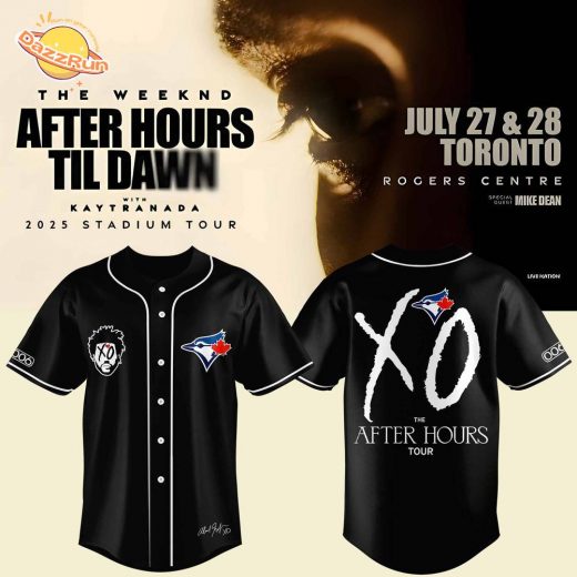 The Weeknd After Hours Tour x Toronto Blue Jays Baseball jersey