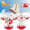 SF Giants Fire Shadow Spirit Jersey White Flame Edition