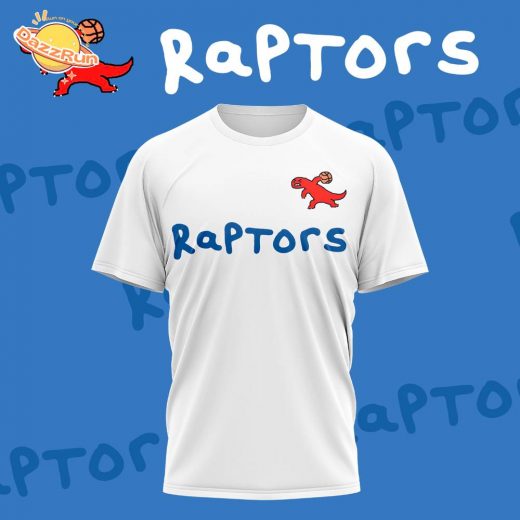 Toronto Raptors 2025 New Design White Tee