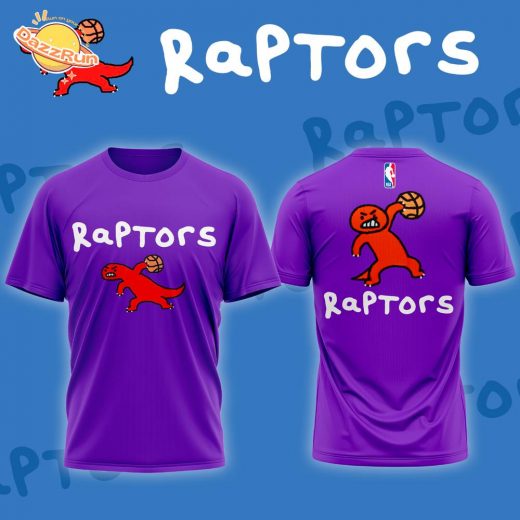 Toronto Raptors 2025 New Logo Purple Tee
