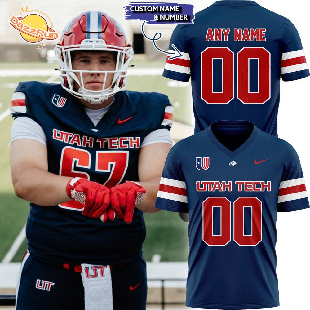 Utah Tech Football Custom shirt - Limited Edition Utah Tech Football Custom shirt - Limited Edition