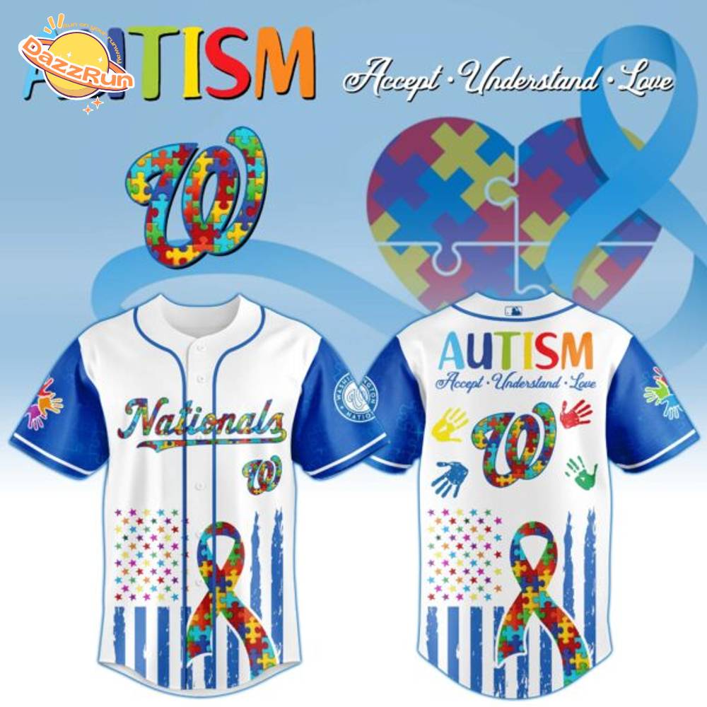 Washington Nationals × Special Autism Awareness Month Limited Edition Jersey Washington Nationals × Special Autism Awareness Month Limited Edition Jersey