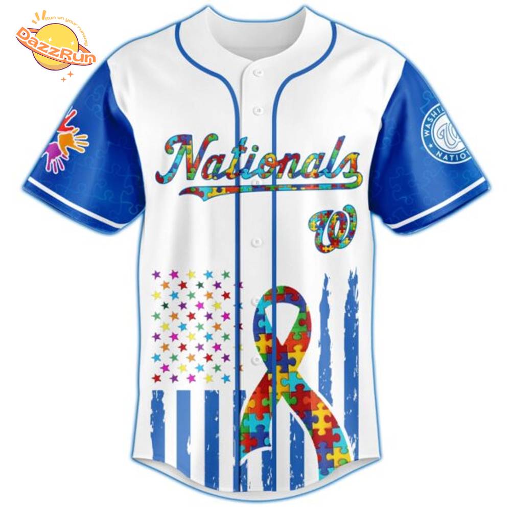 Washington Nationals × Special Autism Awareness Month Limited Edition Jersey Washington Nationals × Special Autism Awareness Month Limited Edition Jersey