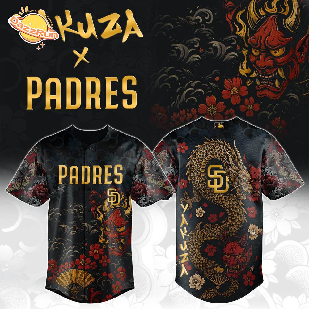 Yakuza Dragon Oni x SD Padres Fury Jersey Yakuza Dragon Oni x SD Padres Fury Jersey