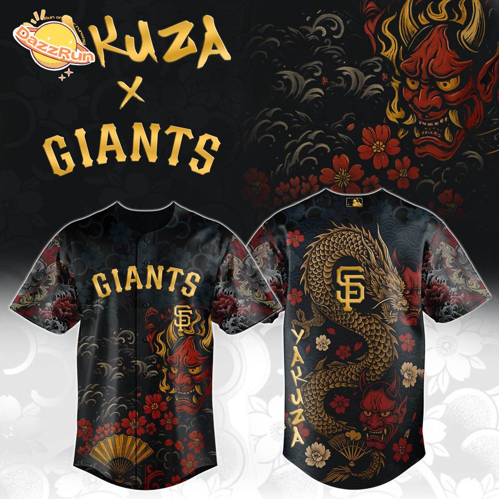 Yakuza Dragon Oni x SF Giants Fury Jersey Yakuza Dragon Oni x SF Giants Fury Jersey