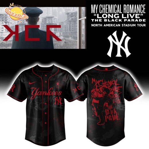 Yankees x Long Live The Black Parade Baseball Jersey