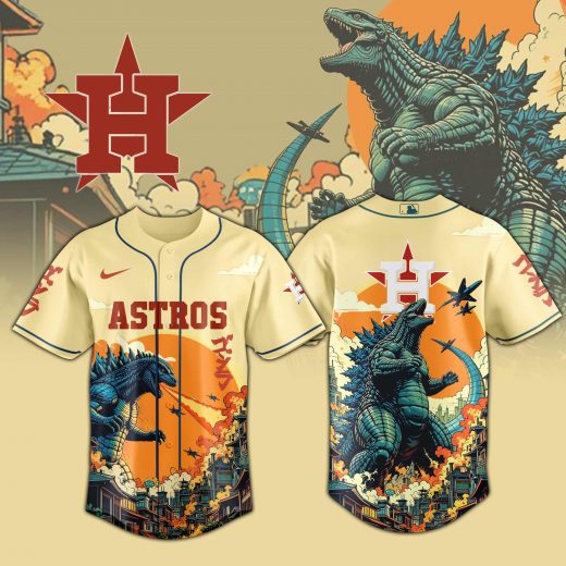 Houston Astros Special Godzilla Limited Edition Jersey