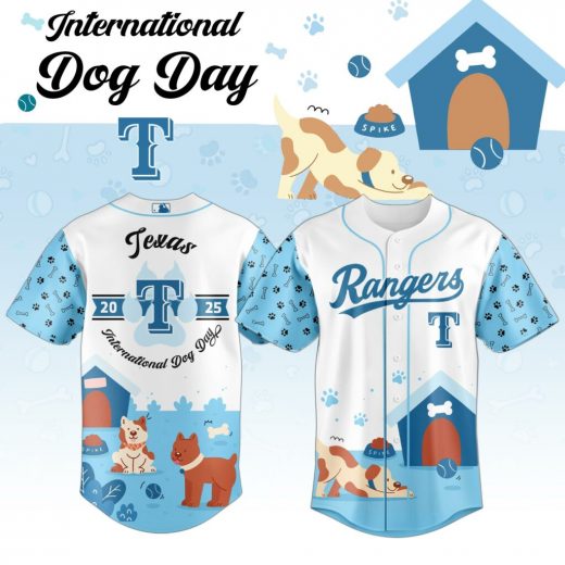 Texas Rangers X Dog Day Editions Limited Blue Jersey