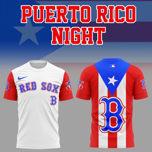 Limited Edition Red Sox x Puerto Rico Night 2025 Tshirt