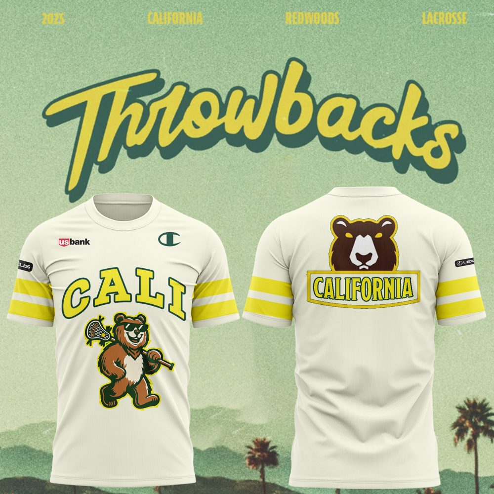 Limited Edition California Redwoods Throwbacks 2025 Tshirt