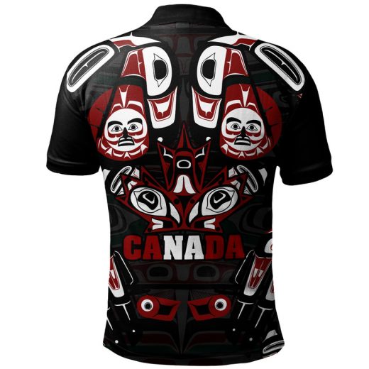Canada Polo Shirt Haida Heritage Maple