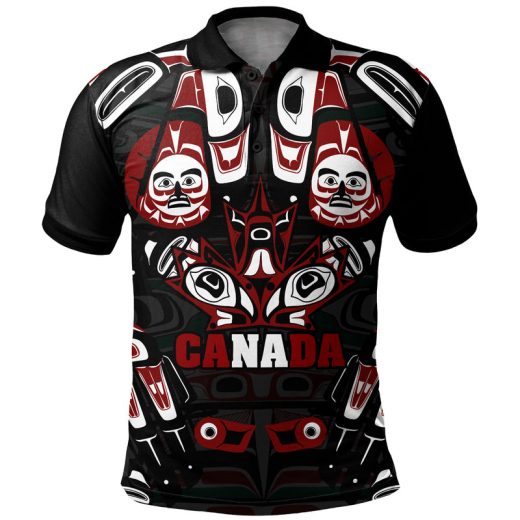 Canada Polo Shirt Haida Heritage Maple