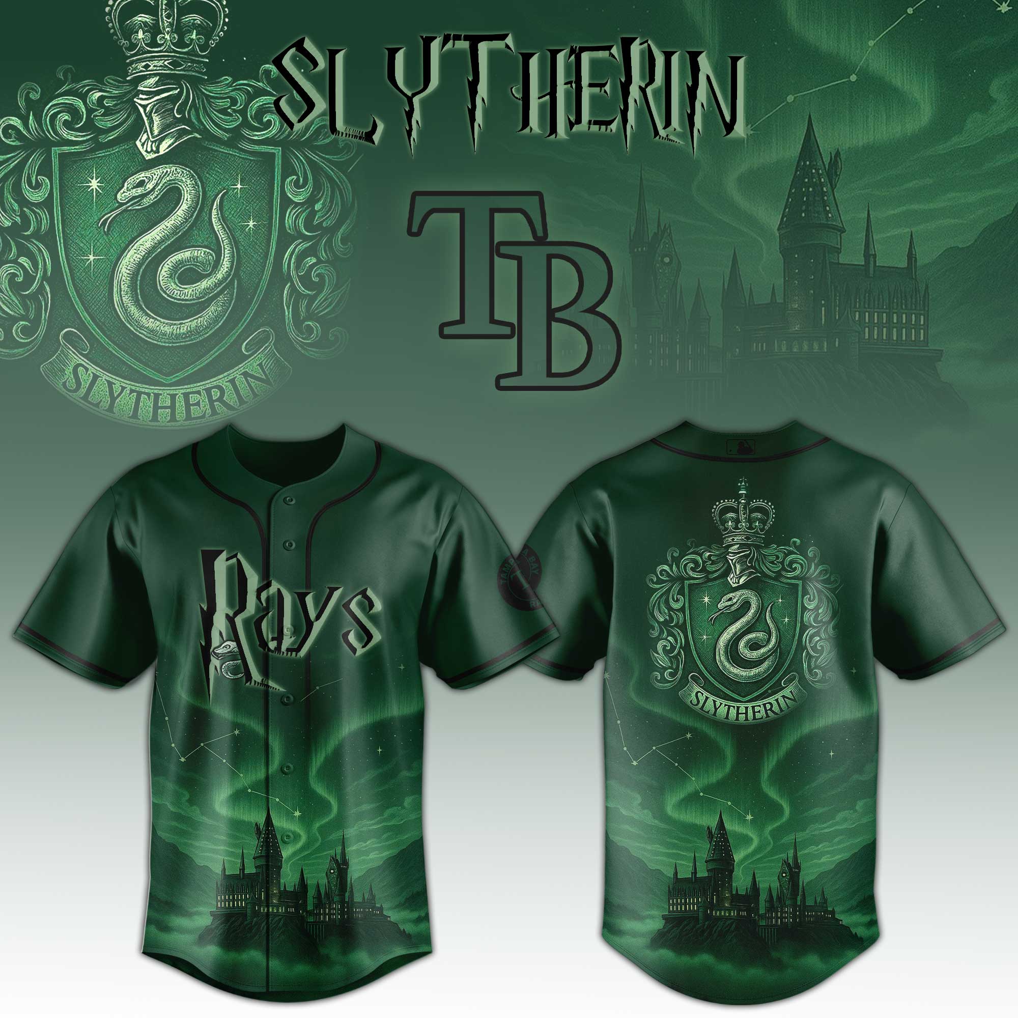Tampa Bay Rays MLB x Harry Potter Jersey Limited Edition Tampa Bay Rays MLB x Harry Potter Jersey Limited Edition