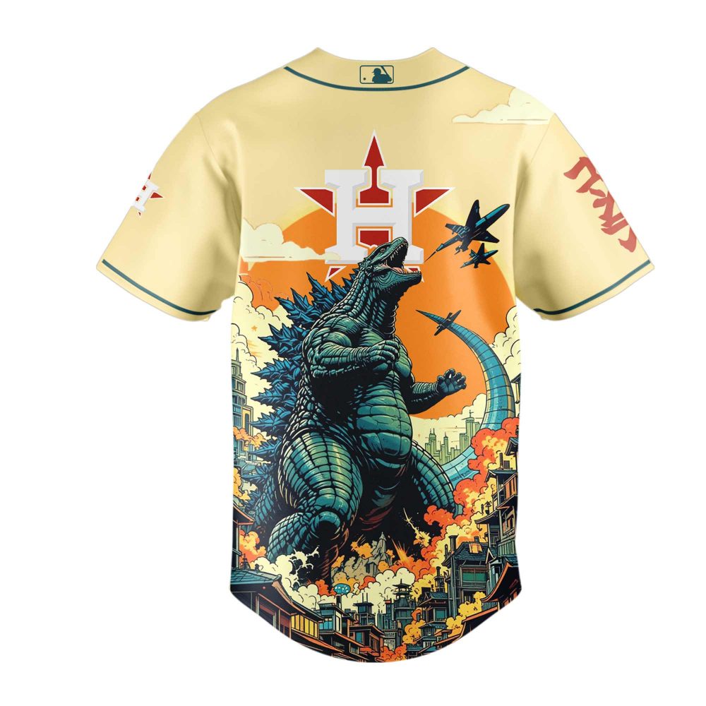 Houston Astros Special Godzilla Limited Edition Jersey