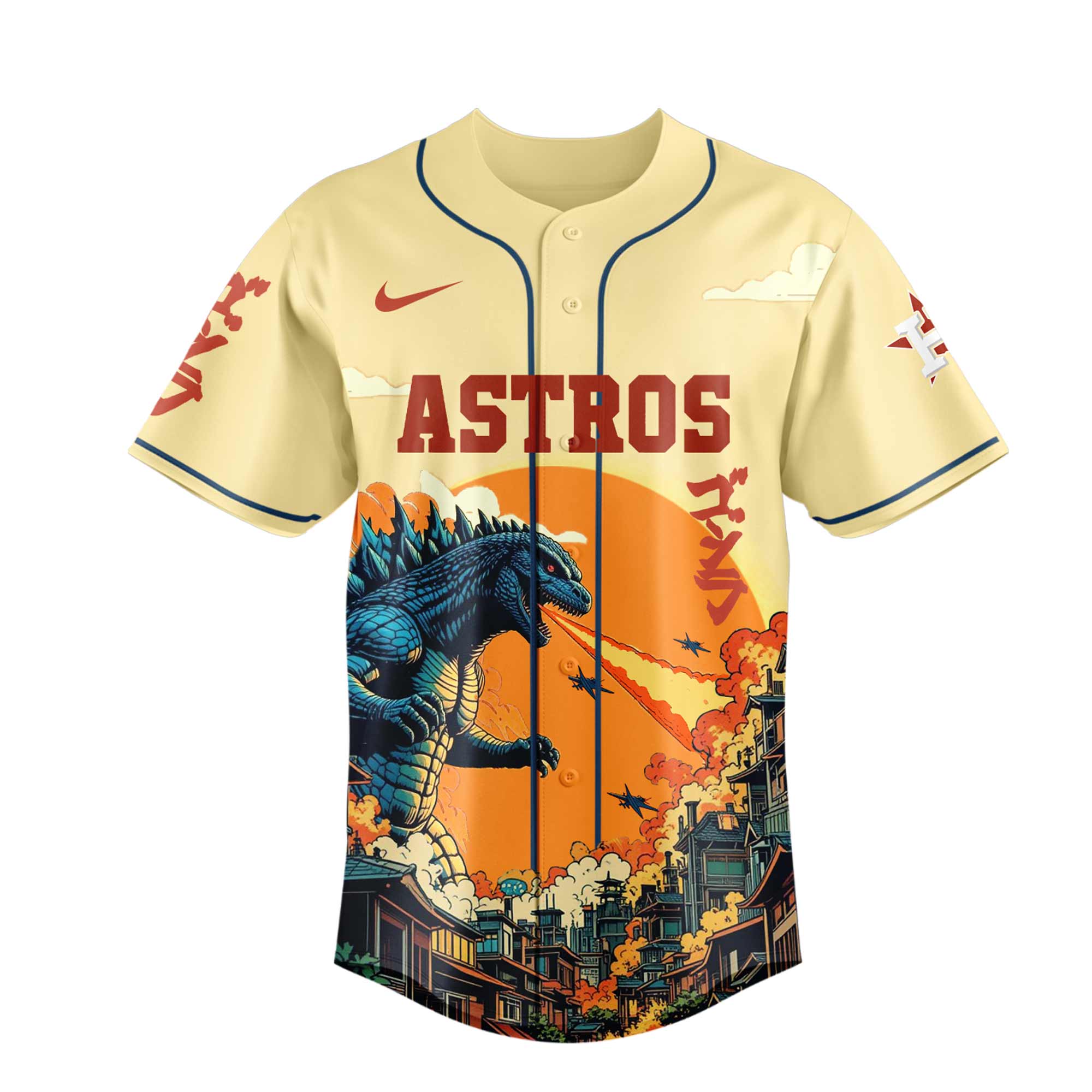 Houston Astros Special Godzilla Limited Edition Jersey Houston Astros Special Godzilla Limited Edition Jersey