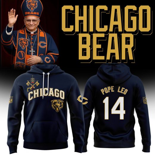 Pope Leo 14 Bears specialty Hoodie