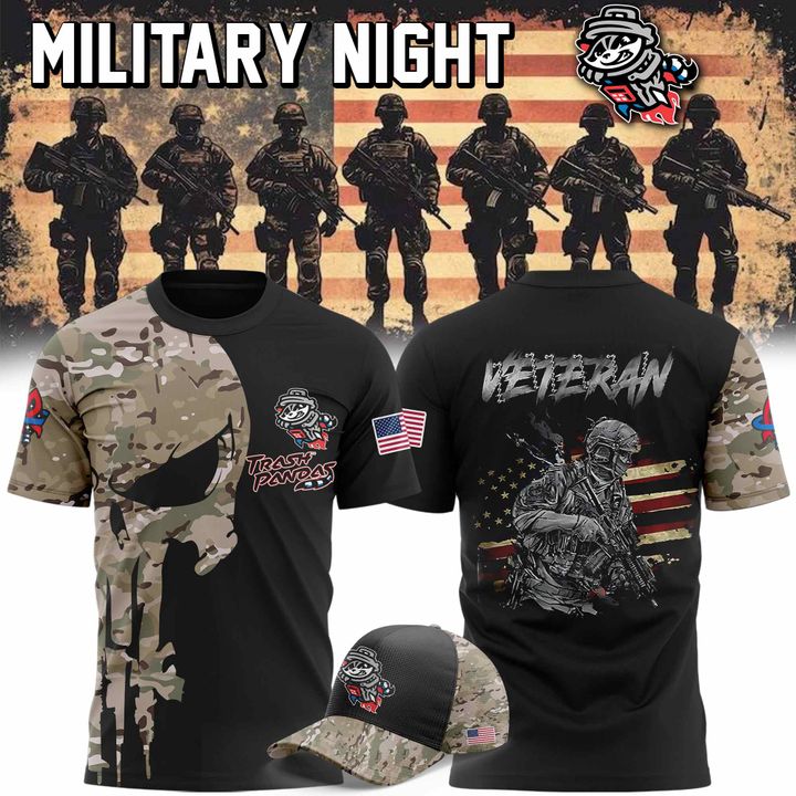 Limited Editions Trash Pandas Military T-Shirt 2025 Limited Editions Trash Pandas Military T-Shirt 2025