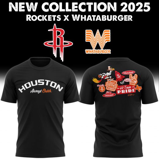 Houston Always Clutch Sticker Tee