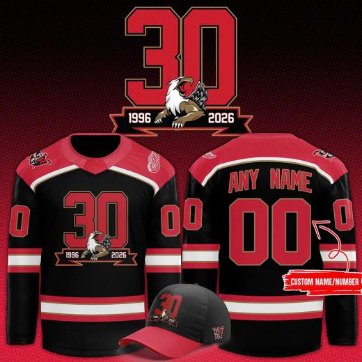 Grand Rapids Griffins 30th anniversary celebrations Jersey