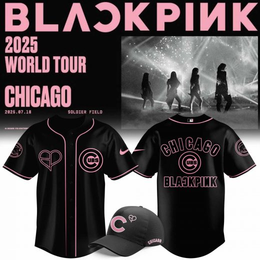 Limited Edition Chicago Cubs x BLACKPINK Tour Jersey