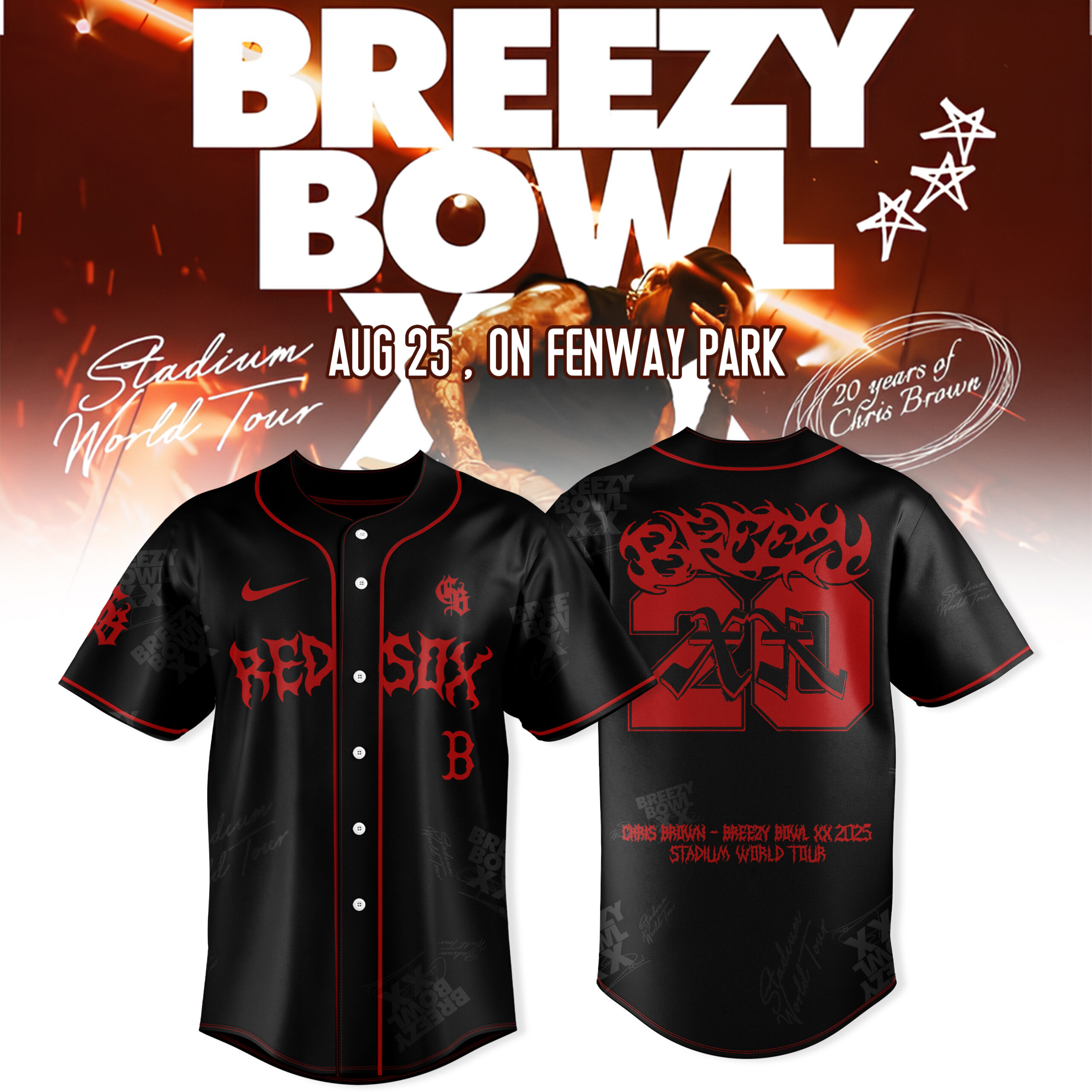 Boston Red Sox x Breezy Bowl XX Tour 2025 Boston Red Sox x Breezy Bowl XX Tour 2025