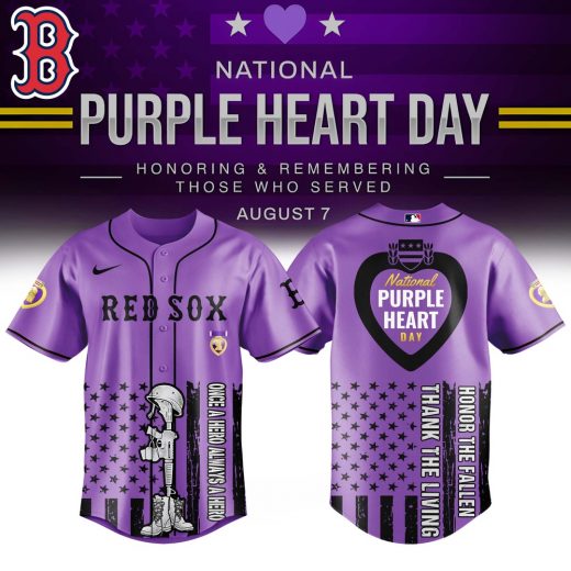 Boston Red Sox x Purple Heart Day Jersey Limited Edition