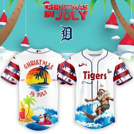 Detroit Tigers x Christmas July Santa 2025 Jersey Editions Limited 2025